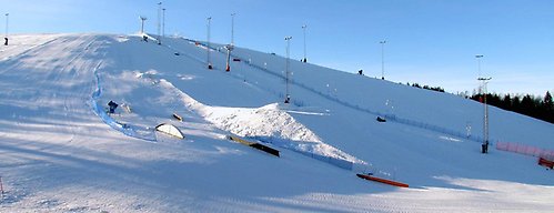 Skidåkning på Bruket