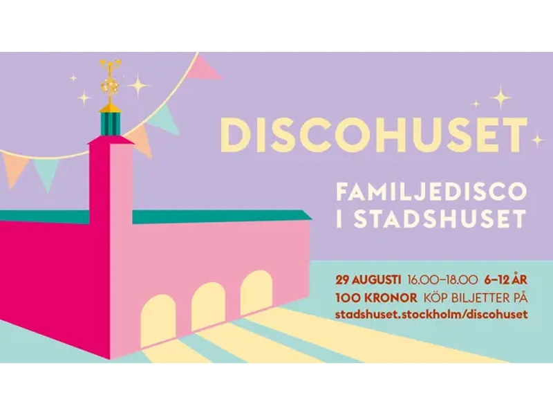 Discohuset – familjedisco i Stadshuset