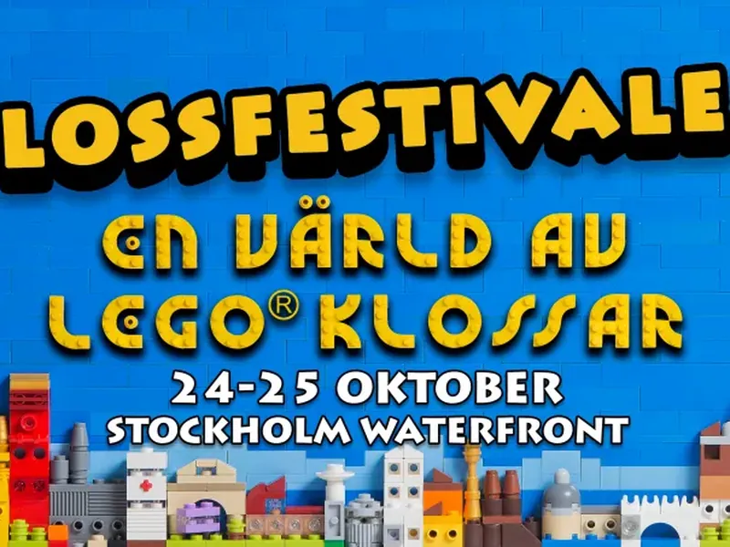 Klossfestivalen kommer till Stockholm på höstlovet